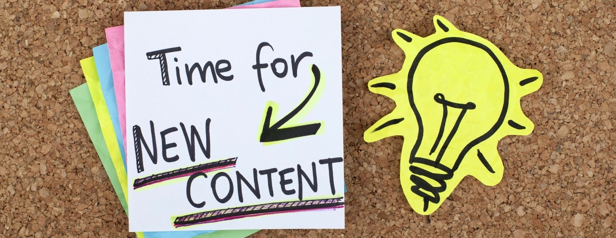 create new blog content