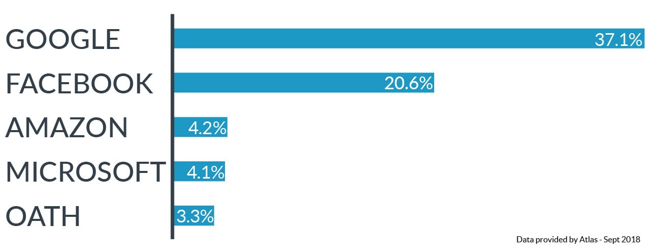 Top 5 US Digital Ad Platforms of 2018