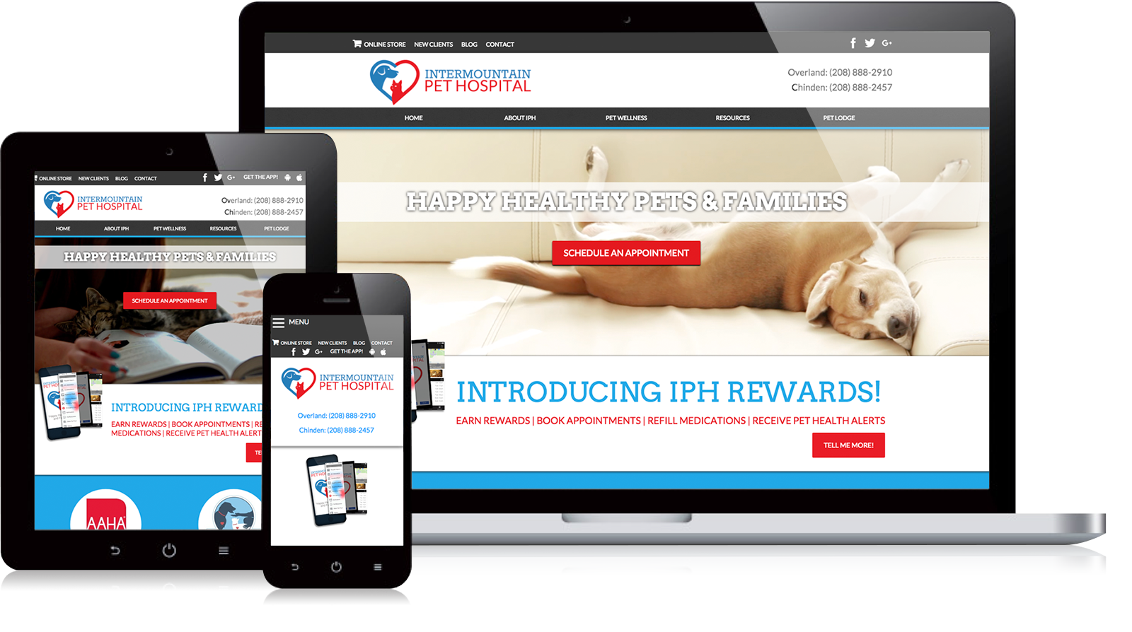 Intermountain Pet Hospital Website