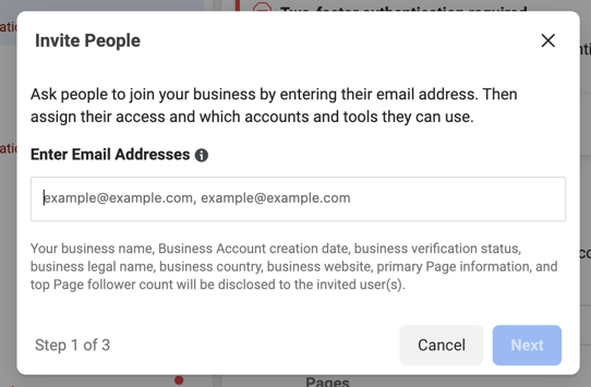 create a business manager