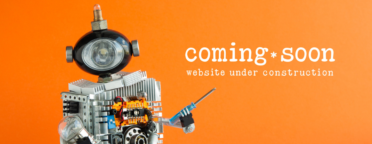 website under construction robot